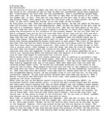 Eseja 'A Strange Day', 1.