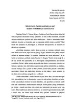 Referāts 'Bailes no publiskas uzstāšanās', 1.