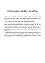 Eseja 'Recenzija par Raita Jaunkera izstādi "Ceļojuma piezīmes"', 2.