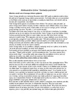 Referāts 'Aleksandrs Grīns “Dvēseļu putenis”', 1.