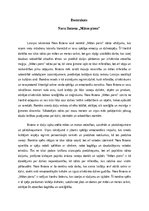 Eseja 'Nora Ikstena „Mātes piens”', 1.