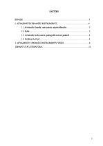 Referāts 'Atvasinātie finanšu instrumenti', 1.