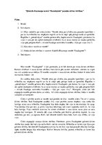 Eseja 'Rūdolfa Blaumaņa novelē "Raudupiete" paustās dzīves vērtības', 1.