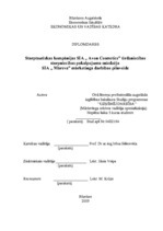 Diplomdarbs 'SIA "Avon Cosmetics" tirdzniecības starpniecības pakalpojuma sniedzēja SIA "Māre', 1.