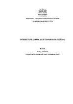 Referāts 'Intelektuālās publiskā transporta sistēmas', 1.