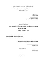 Diplomdarbs 'Konkurētspējas paaugstināšanas veidi uzņēmumā', 1.