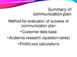 Prezentācija 'Marketing Communication Plan', 10.