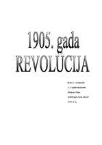 Konspekts '1905.gada revolūcija', 1.