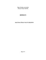 Referāts 'Baltijas jūras valstu reģions', 1.
