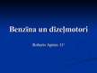 Prezentācija 'Benzīna un dīzeļa motori', 1.