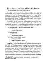 Konspekts 'Zelta standarts un maksājumu bilance', 1.