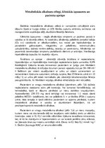 Konspekts 'Alkaloze, acidoze: cēloņi, klīniskās izpausmes un pacientu aprūpe', 8.