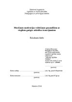 Diplomdarbs 'Mācīšanās motivācijas veidošanās pusaudžiem ar viegliem garīgās attīstības trauc', 1.