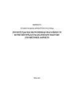 Referāts 'Investīcijas kā ekonomiskās izaugsmes un konkurētspējas palielināšanas faktors', 1.