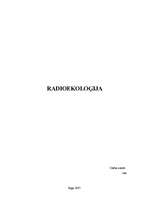 Referāts 'Radioekoloģija', 1.