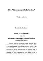 Referāts 'Likumiskā mantošana un neatraidāmo mantinieku daļas', 1.
