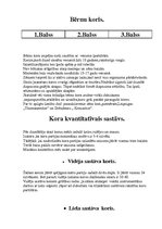 Konspekts 'Kora sastāvs', 3.