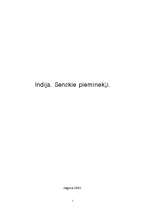 Referāts 'Indija. Senākie pieminekļi', 1.