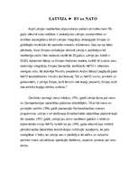 Referāts 'Latvija ES un NATO', 1.