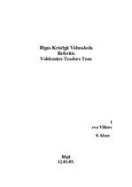 Referāts 'Voldemārs T.Tone', 1.