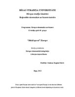 Eseja '"Multi-speed" Europe', 1.