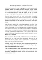 Eseja 'Ekoloģiski ģeogrāfiskā un etniskā vide senajā Romā', 1.