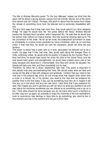 Eseja 'Andrew Marvell's Poem "To His Coy Mistress"', 1.