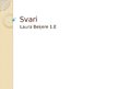 Prezentācija 'Svari', 1.