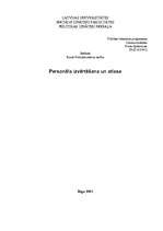 Referāts 'Personāla izvērtēšana un atlase', 1.