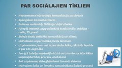 Prezentācija 'Sociālo interneta tīklu izmatošana uzņēmējdarbībai', 2.