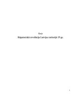 Eseja 'Rūpnieciskā revolūcija Latvijas teritorijā 19.gadsimtā', 1.