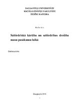 Referāts 'Sabiedriskā kārtība un sabiedrības drošība masu pasākumu laikā', 1.