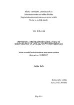 Referāts 'Pievienotās vērtības nodoklis Latvijā, tā raksturojums un analīze, un pilnveidoš', 1.