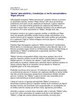 Eseja '"Dalkia" sola atbildību, investīcijas un tarifu samazināšanu "Rīgas siltumā"', 1.