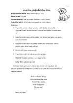 Konspekts 'Integrētas rotaļnodarbības plāns. Latviešu valodas metodika', 1.