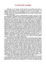 Eseja 'Vai viegli būt jaunam?', 1.