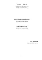 Referāts 'Jaunas rīcībpolitikas izstrāde: kopdzīves likums', 1.