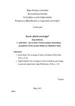 Konspekts 'Kas ir darbs? Darba izmaiņas vēsturiskajā perspektīvā. Darba nozīme cilvēka un s', 1.