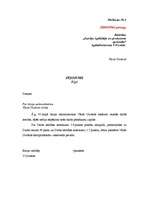 Paraugs 'Iesniegums, ziņojums un iekšējās sarakstes vēstule', 2.