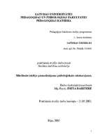 Referāts 'Mācīšanās iekšējo pamudinājumu psiholoģiskais raksturojums', 1.