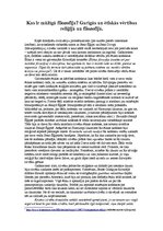 Eseja 'Kas ir mūžīgā filosofija? Garīgās un ētiskās vērtības reliģijā un filosofijā', 1.