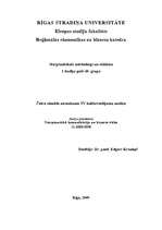 Konspekts 'Četru vienāda nosaukuma televīzijas kultūrraidījumu analīze', 1.