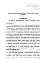 Referāts 'Izglītības turpināšana sociālā riska bērniem pēc pamatskolas beigšanas', 1.