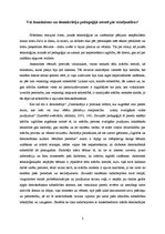 Eseja 'Vai humānisms un demokrātija pedagoģijā noved pie visatļautības', 2.