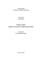 Referāts 'Gadījuma analīze:ilgstošs, bet "neredzams" konflikts nelielā kolektīvā', 1.