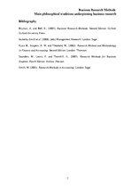 Eseja 'Research Design, Main Philosophical Traditions Underpinning Business Research', 6.