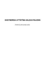 Referāts 'Skeitborda attīstība Latvijā', 1.