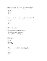 Konspekts 'Tests matemātikā', 2.
