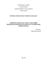 Referāts 'Krimināllikuma 2012. gada 13. decembrī pieņemtais grozījums 231. pantā un tā ies', 1.