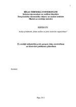 Referāts 'Riska analīze un preču kontroles organizēšana', 1.